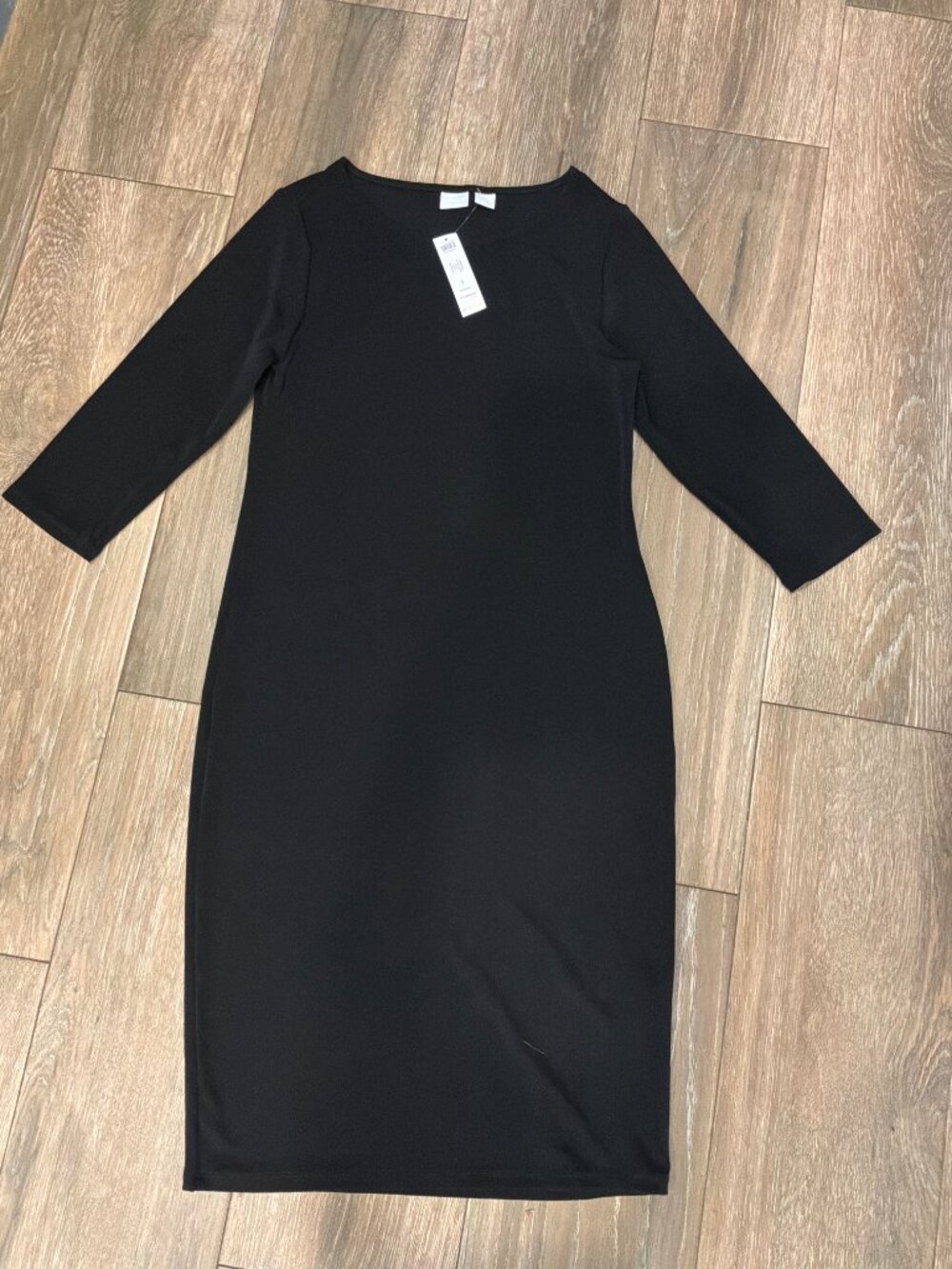 NWT Chico's classic Travelers black dress Chico's size 1 (Medium) packable - Picture 3 of 8